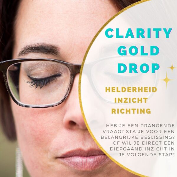 Clarity gold drop - Veerle Stevens